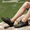 Мужские кроссовки из сетки Flyknit для активного отдыха, походов и ходьбы по воде, с толстой подошвой