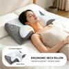 Ergonomic Orthopedic Cervical Pillow Contour Memory Foam Sleeping Pillow for Neck Shoulder Pain Relief Support