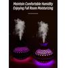 RGB Lamp Ultrasonic Air Humidifier USB Electric Essential Oil Diffuser  Desktop