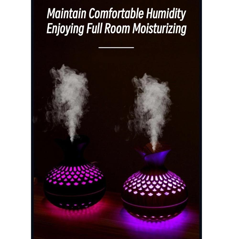 RGB Lamp Ultrasonic Air Humidifier USB Electric Essential Oil Diffuser  Desktop