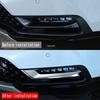 Для Honda Vezel HR-V E:HEV    ABS черный  Передний противотуманный фонарь Накладка на противотуманную фару Декорация бампера Стайлинг автомобиля