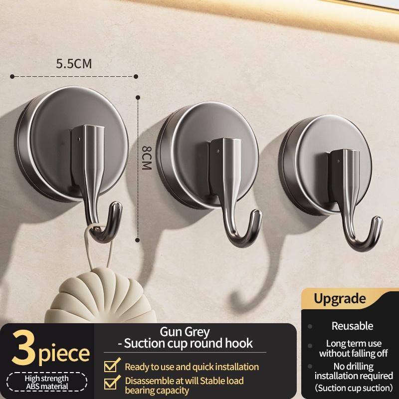No Need To Drill Suction Cup Door Coat Hook Adhesive Hooks Row Hook, Key hook, Kitchen Hook, Storage Rack Clothes Hook