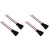 1 Pair 9003 H4 Bulb Socket Wiring Wire Harness Headlight Male Plug Adapter Connector Headlamp Connector Head/Mother Head