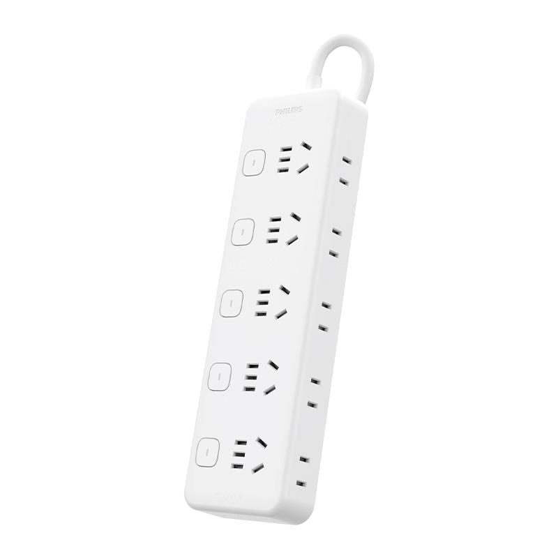 Philips Multi-Socket Power Strip with Individual Switches CN plug (adapter included)