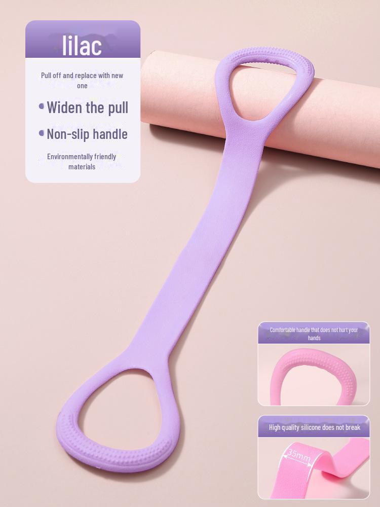 Эластичный пояс для йоги с восемью символами для женщин - инструмент для фитнеса и коррекции фигуры