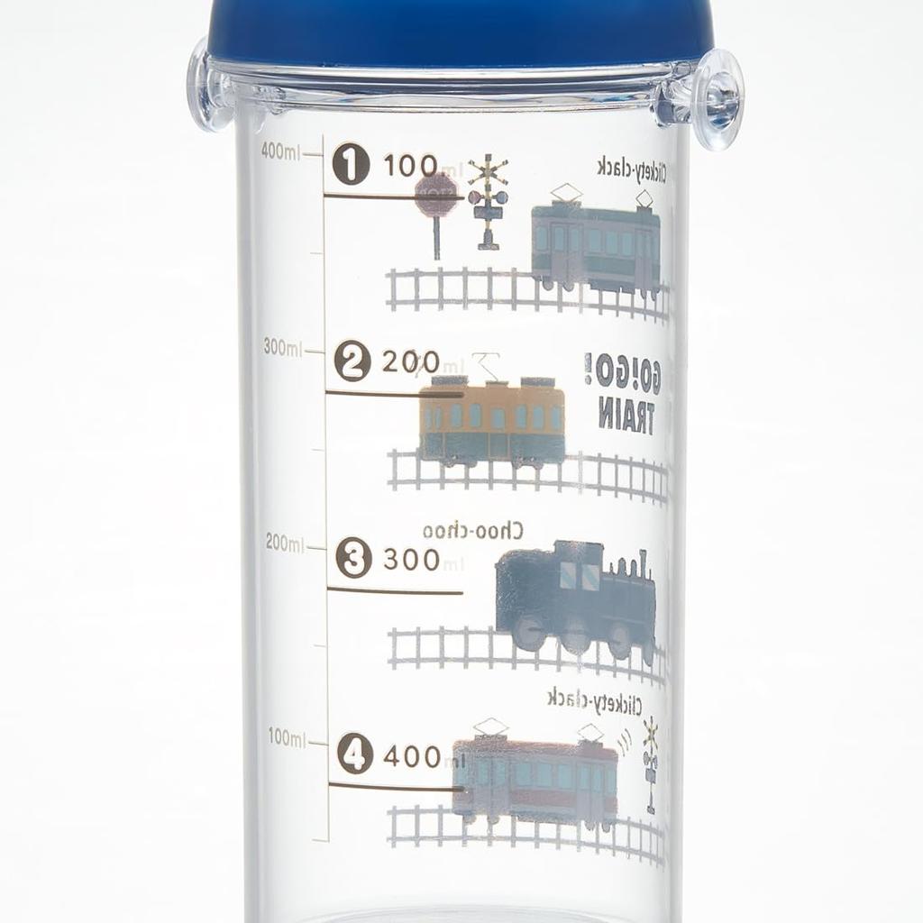 Skater Прозрачная пластиковая бутылка для воды 480 мл Поезд со шкалой для контроля гидратации Детская PSB5TRC-A