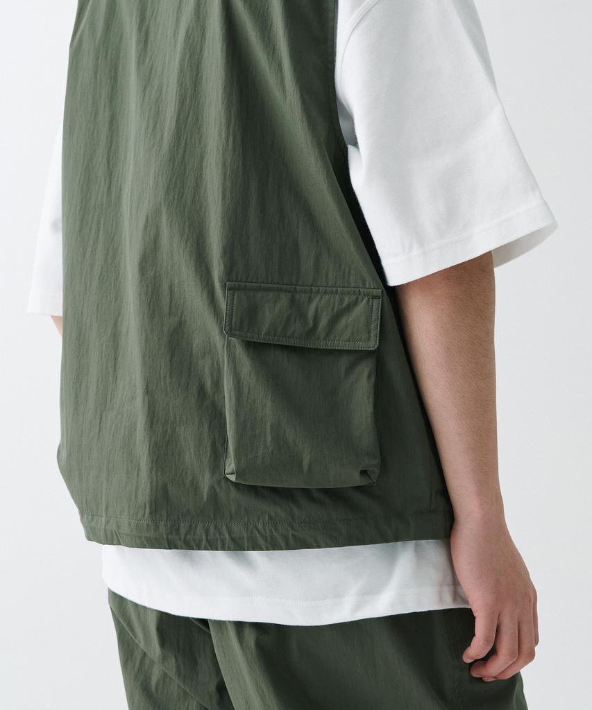 Musinsa Standard [City Leisure] Cn Multi-Pocket Vest [Khaki]