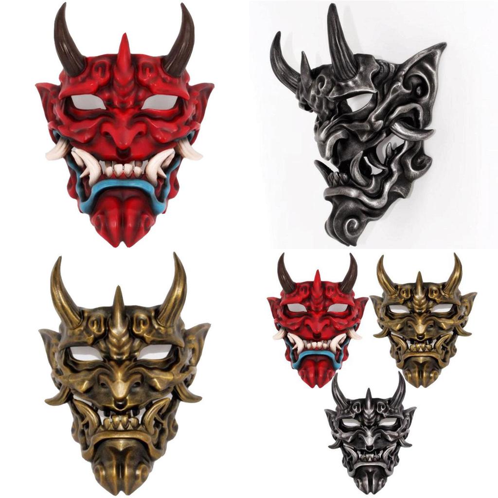 Маска ужаса на Хэллоуин с клыками для костюмированной ролевой игры