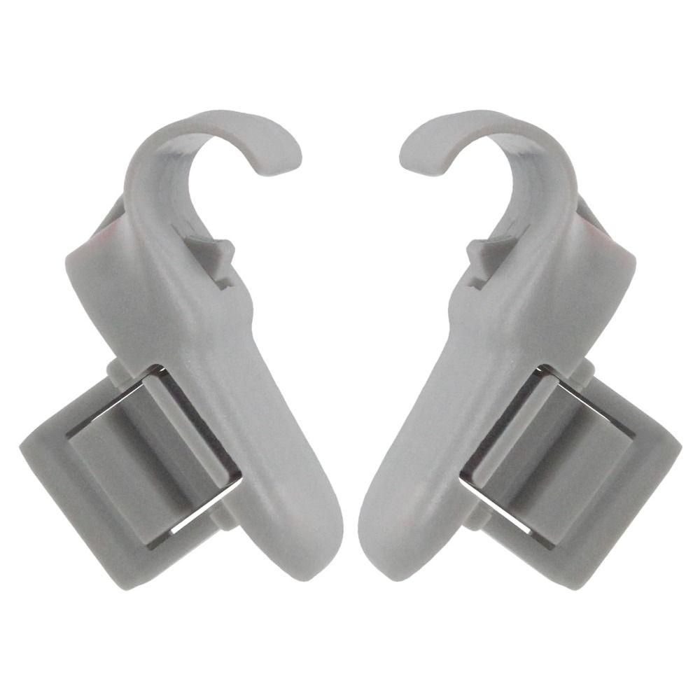 2pcs Gray Sun Visor Clip LC6269261B77 Retainer Clip Retainer Bracket Fit for Mazda CX-7