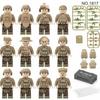 12pcs Signal Flag Special Forces Military Doll Body Armor Stretcher Children's Building Block Toy