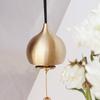 Retro Water Droplet Bell Copper Wind Chip Pendant Garden Corridor Hanging Wind Chime Creative Home Jewelry Decor