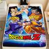 Фланелевое одеяло с принтом персонажей Dragon Ball, Высококачественное, Удобное для всех сезонов, Декор для дома, Тепло и уют, Идеально для рождественских подарков