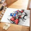 Transformers Optimus Prime Square rugs are a great choice for living rooms, bedrooms, home décor, and as gifts.