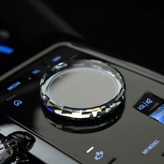 Хрустальная отделка ручки управления мультимедиа для BMW 5 7 i5 G60 G70 24 25
