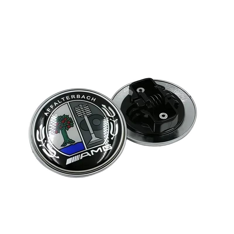 C200 E200 New 2025 For Mercedes Benz 3D ABS 57mm Hood Front Bonnet Logo Car Badge Emblem Accessories for Mercedes Benz W124 W140