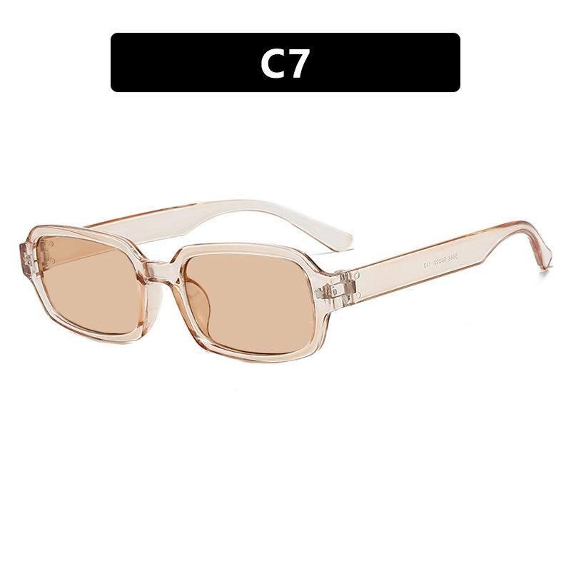 Classic Brand Designer  Luxury Small Frame Square Sunglasses Women For Men Vintage Punk Sun Glasses Popular Hip Hop Shades Uv