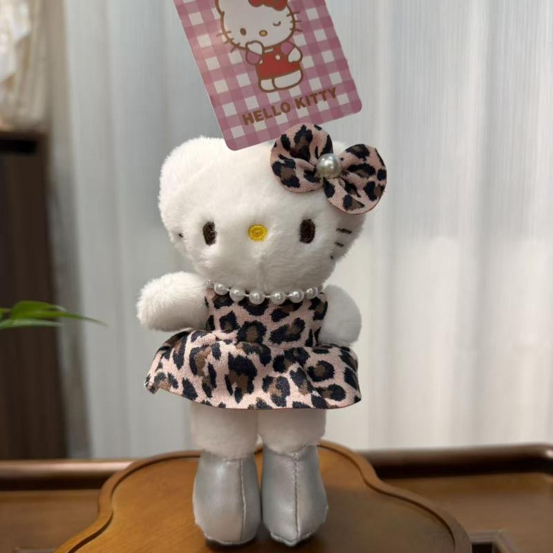 Милая мультяшная Sanrio кукла Хелло Китти на длинных ножках, брелок, подвеска, украшение для рюкзака, декоративное