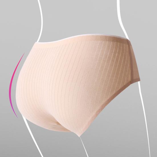 Trendy Lady Panties One-Piece Type Daily Wear Female Sweat-absorbing Close Fit Briefs Panties for Living Room