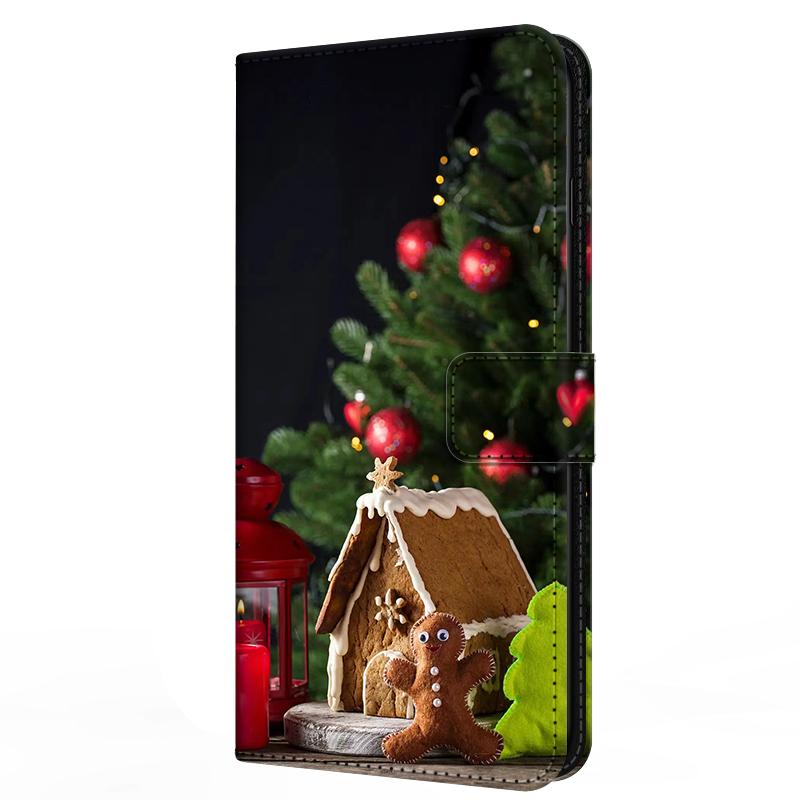 Wallet For Oneplus Ace 6 Flip Stand Book Phone Cover Magnetic Leather Case Cartoon Anime Merry Christmas Capa Oneplus Ace6 5G
