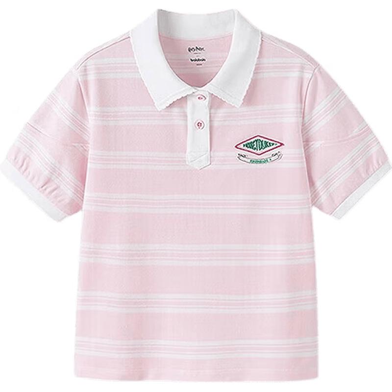 Balabala Girls' Short Sleeve Harry Potter Polo T-Shirt