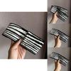 Korean Style Knit Zebra Pattern Hair Band With Wide Edging For Women And Men