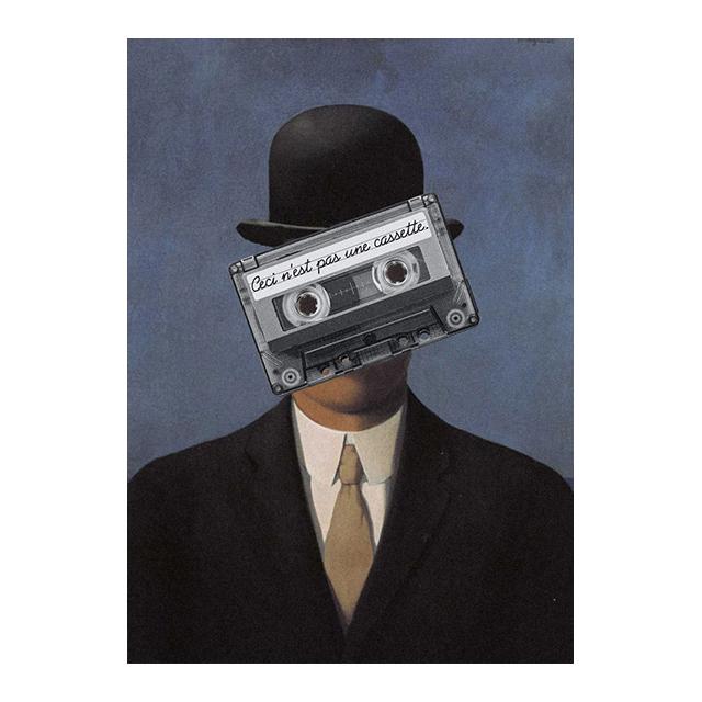 Rene Magritte Canvas Painting Surrealism Classic Artwork Reproduction Posters Print Wall Art Picture Home Decor for Living Room