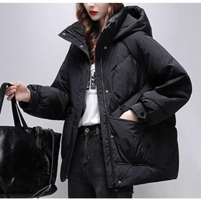 Популярное женское зимнее хлопковое пальто, утолщенное и теплое, короткий фасон, привлекательное и модное