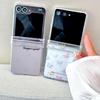 Чехол-книжка с бантом в корейском стиле для Samsung Z Flip7/Z Flip6 - Ударопрочный, Креативный дизайн для женщин