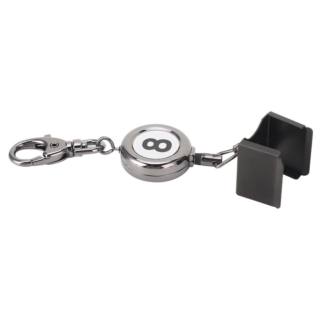 Держатель для бильярдного мела, черный, автоматический, телескопический, 48 см, портативный, для бильярдного кия, мел для бильярда