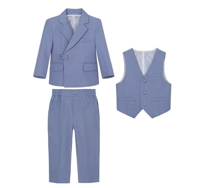 Teen Boys Wedding Party Suit Set Spring Fall Casual School Kids Piano Recital Host Performance Tuxedo Boy Dinner Blazer Outfit