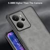 Для Realme 14 5G Чехол Роскошный Чехол для Телефона из ПУ Кожи Для Realme14 5G Задняя Крышка Матовый Силиконовый Ударопрочный Полная Защита Чехол