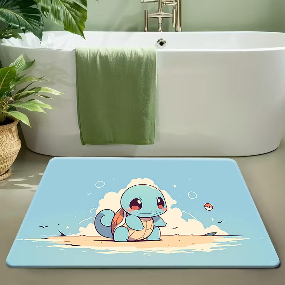 Ash & Friends Ice Cave Skating Print Non-Slip Floor Mat Doormat