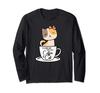 Coffee Cat Long Sleeve T-Shirt
