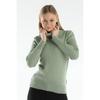 Turtleneck Standard Size Light Green Knitwear Sweater