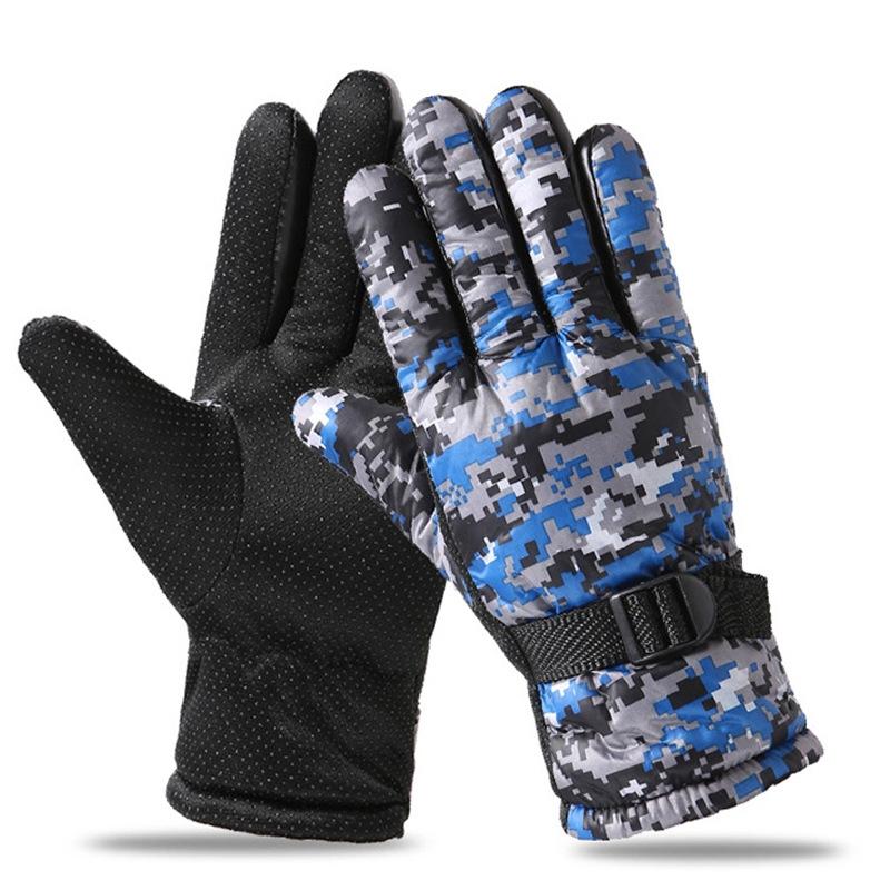 Tactical Military Men Winter Warm Anti-Slip Waterproof Thermal Heated Gloves Outdoor Hiking Fishing Ski Gloves