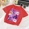 Детская одежда, футболка KPop Demon Hunters с мультяшным принтом, футболки Харадзюку для детей, подарок для киноманов 2025, хлопковые футболки на лето