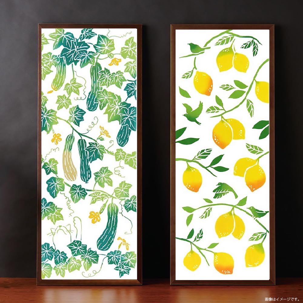 Miyamoto Towel Kenema Tenugui Hand Night Made In 35 X 90 Product Number 50250 Towel, "Summer Flowers," Japan, Navy, Approx. Cm,