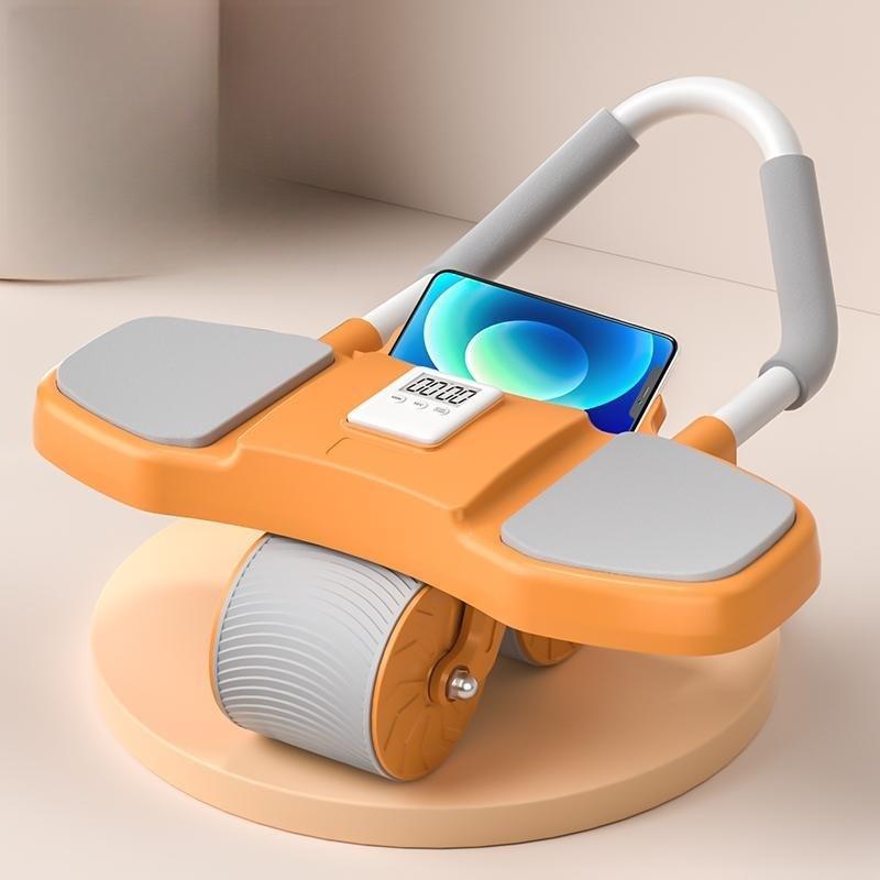 Хронограф, локоть, автоматический отскок, брюшное колесо, сгибание брюшного колеса, планка, поддержка домашнего фитнеса, похудение живота, сжигание жира