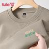 Baleno Unisex Oversized Letter Print Crewneck Sweatshirt