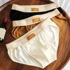 Men Briefs Mid Waist Solid Color Soft Breathable Moisture-wicking Cotton Quick-drying Thin Loose Elastic Anti-shrink Men Underpants Underwear