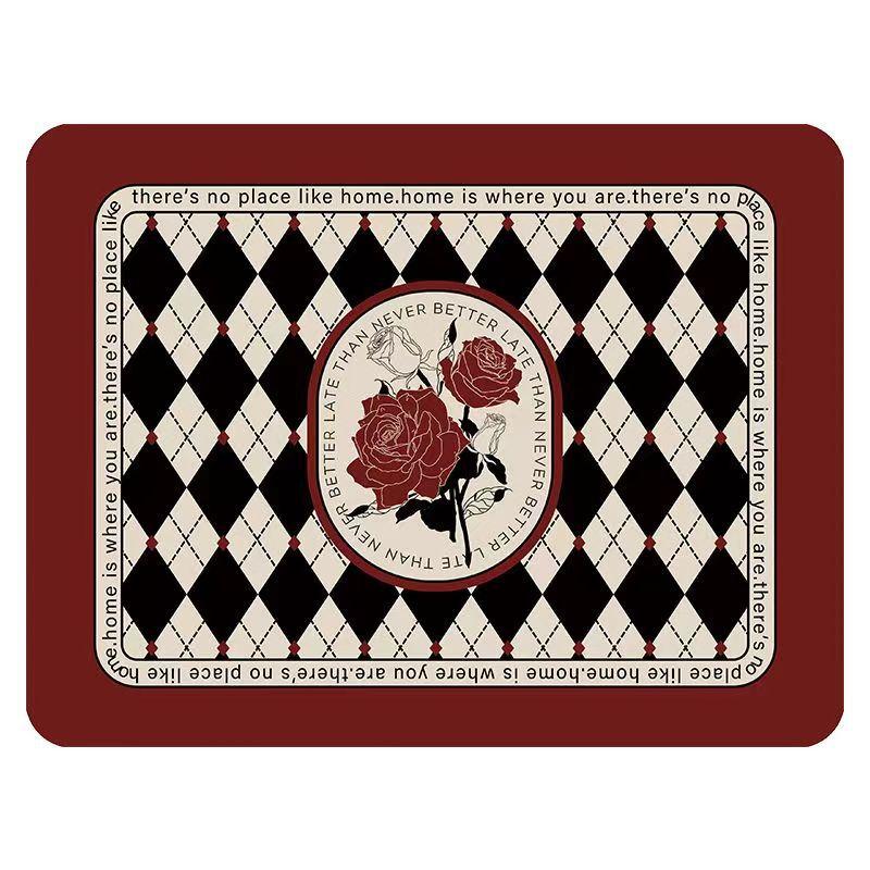 Печатный коврик для сушки посуды, коврик для сушки стола, термостойкие коврики для столешницы, кухонные коврики, впитывающие коврики для сушки посуды, ковры для дома, принадлежности