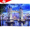 5D DIY Diamond Embroidery Rhinestone Picture Full Round Diamond Painting London Tower Cross Stitch