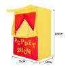 Kids Tent Lemonade Stand Puppet Show Theater Pretend Play House Play Tent Stage Set for Children