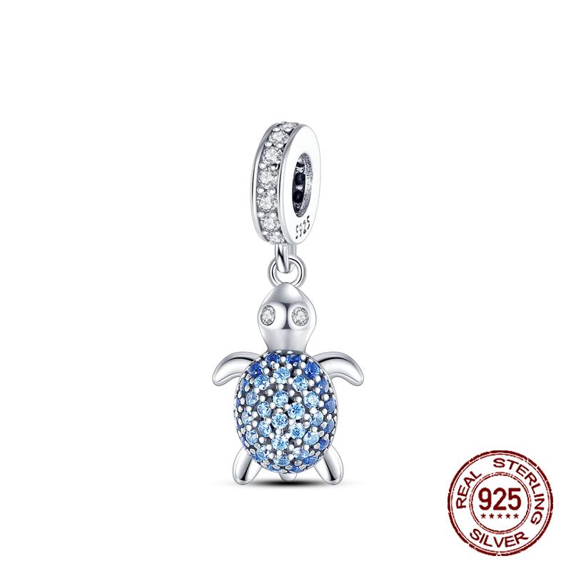 Copper Ocean Theme Turtle Octopus Seashells Charms Beads Fit Original Bracelets Diy Jewelry Making Women