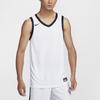 Nike Dri-Fit Crossover Удобный быстросохнущий повседневный баскетбольный жилет для мужчин, топы, белый, черный, HF0500-106