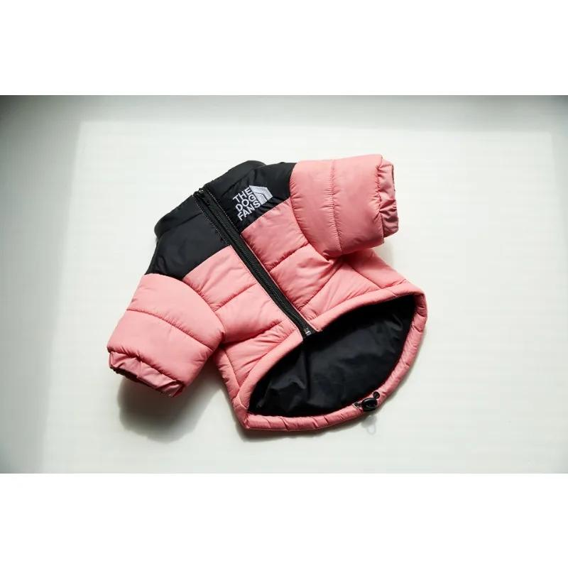 Large Winter Pet Dog Clothes French Bulldog Puppy Warm Windproof Jacket Medium Dog Coat Waterproof Cotton Jacket Polyester Comfortable Pet Outfits