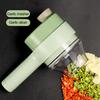Garlic Grinder with Handle Saving Detachable Wireless Electric Garlic Press Ginger Chili Fruit Meat Wireless Food Processor