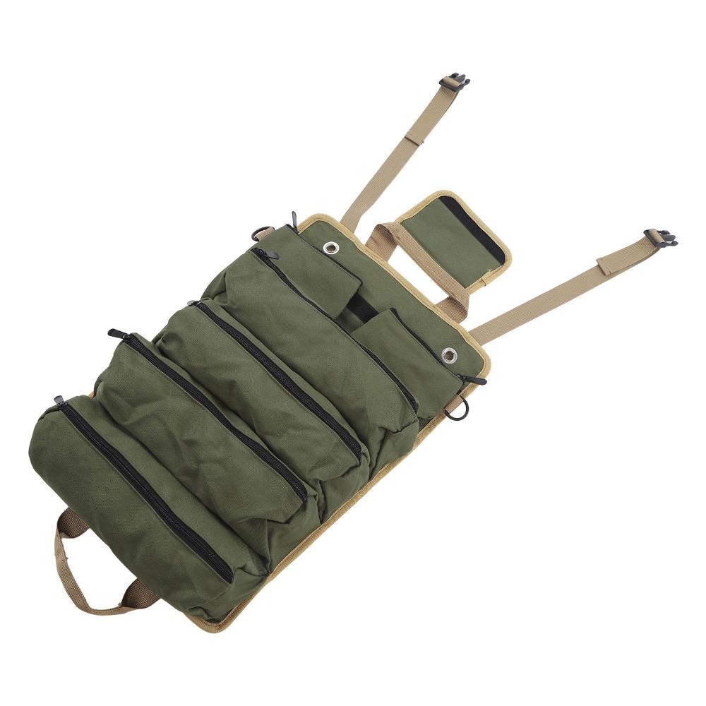 Professional Tool Roll Organizer Oxford Cloth Portable Tool Storage Bag  Gardening