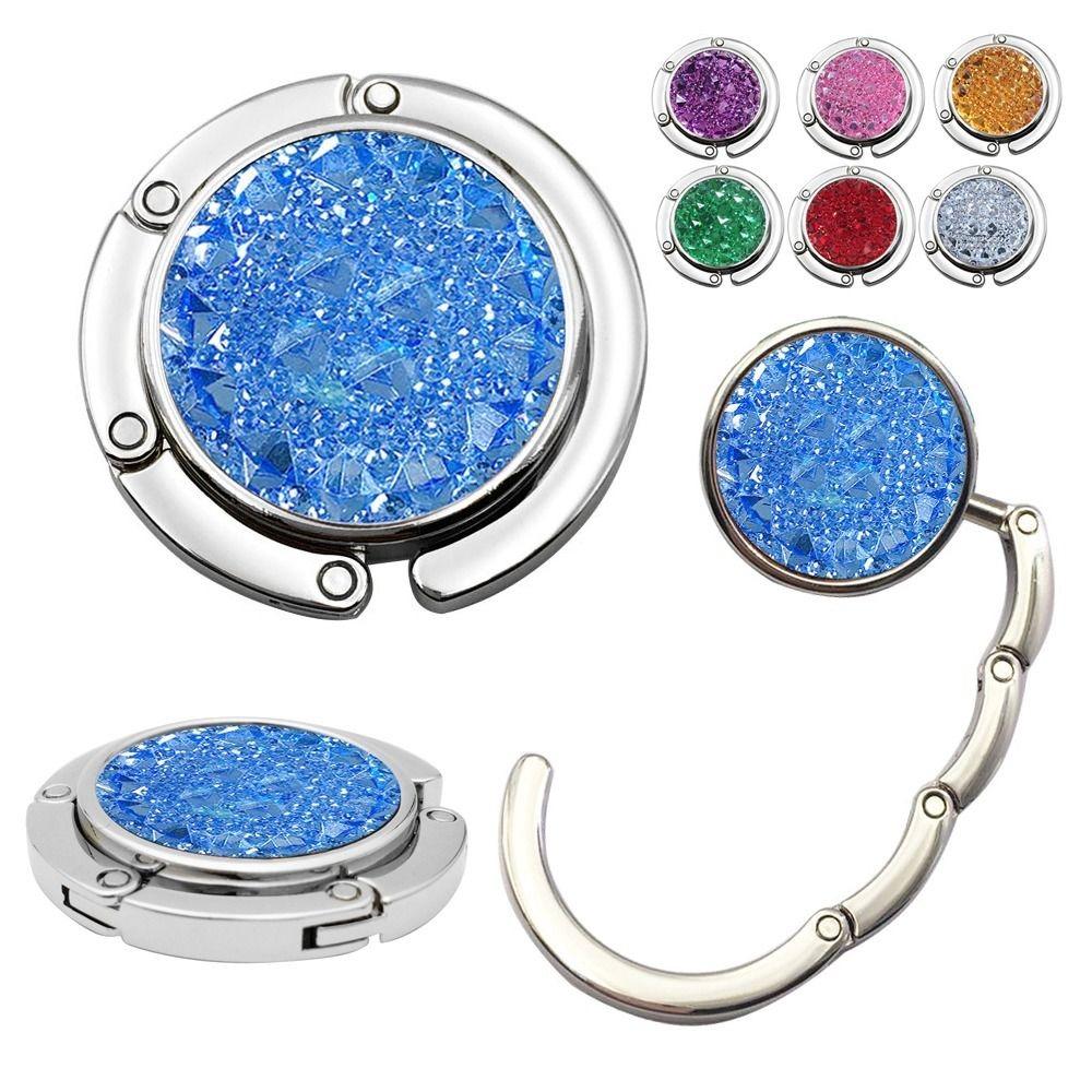 Starry Sky Bag Hook Holder Aluminum Alloy Hanging Hooks Portable Folding Hook Women