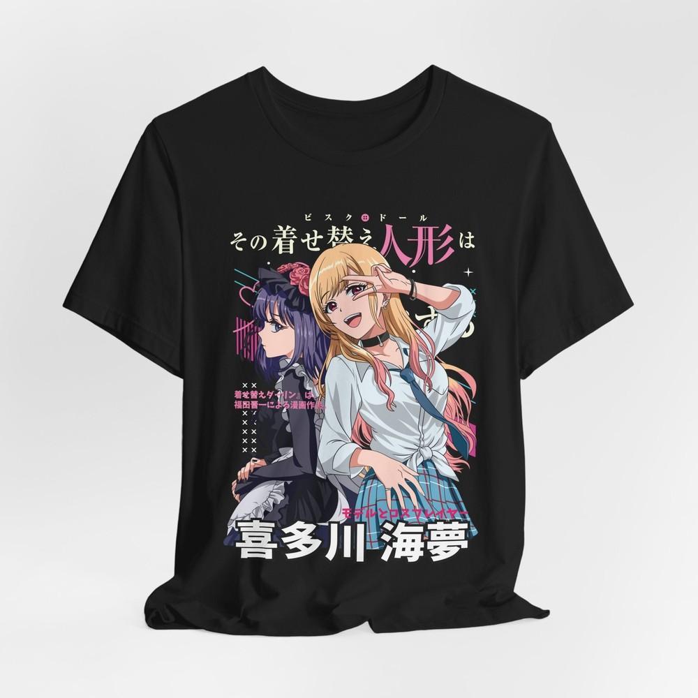 Веселая футболка с графикой Марин Китагавы, Унисекс джерси с коротким рукавом, Крутая футболка